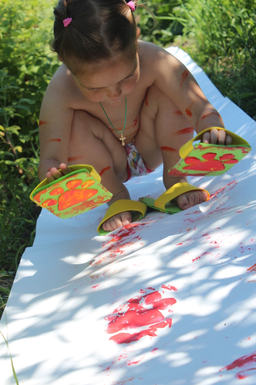 Девочка с тигриными следами