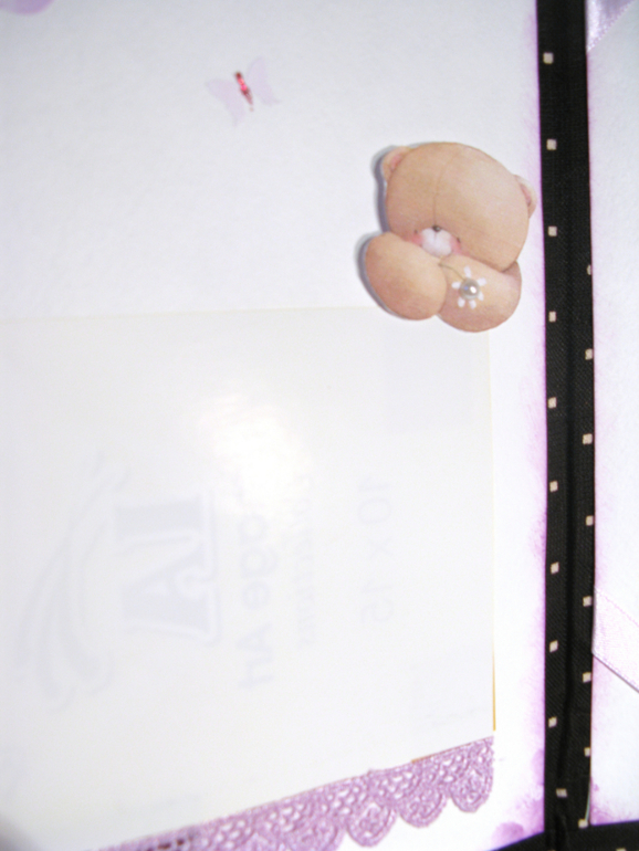 Папка для свидетельства для девочки