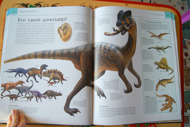 Иллюстрированный атлас Динозавры (Махаон)