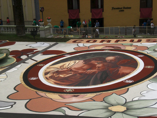 Праздник ковров в Ла Оротаве.