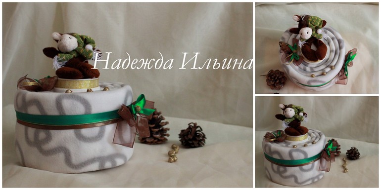 Тортики из пледов!!!