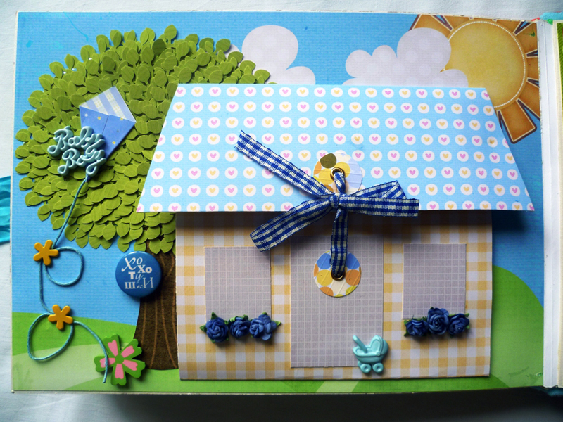 Альбом для новорожденного мальчика "Мироша"