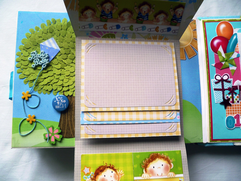 Альбом для новорожденного мальчика "Мироша"