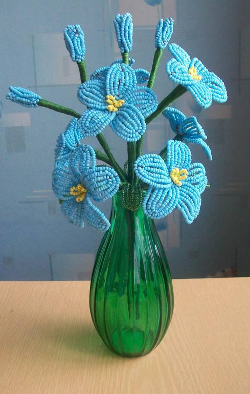 Голубые цветы