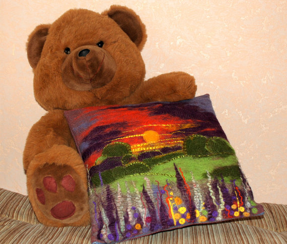 Пейзажи из ниток от Indras Ideas