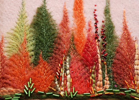 Пейзажи из ниток от Indras Ideas