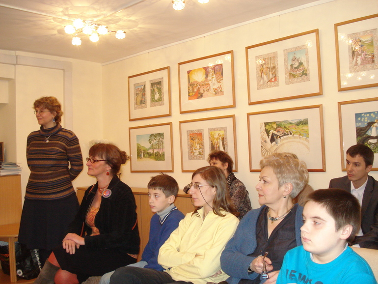Открытие выставки иллюстраций Ольги Ионайтис