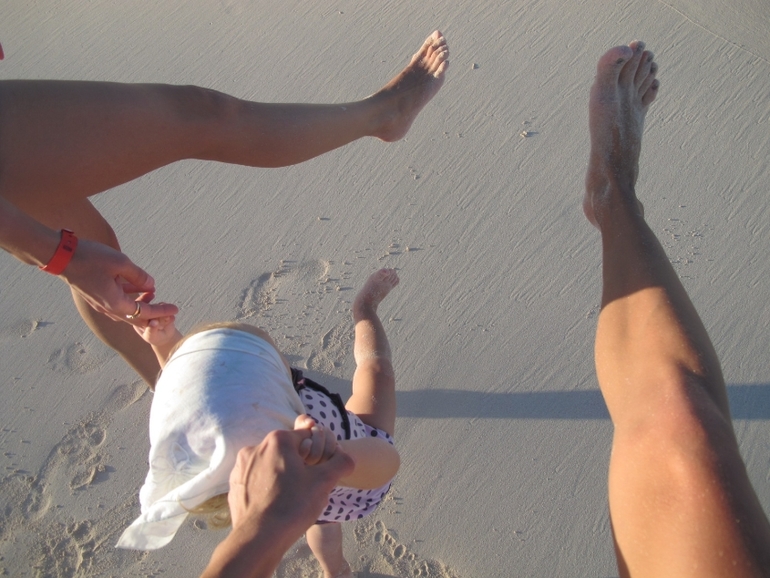 Пунта-Кана с дочкой в 1,4 года, декабрь.