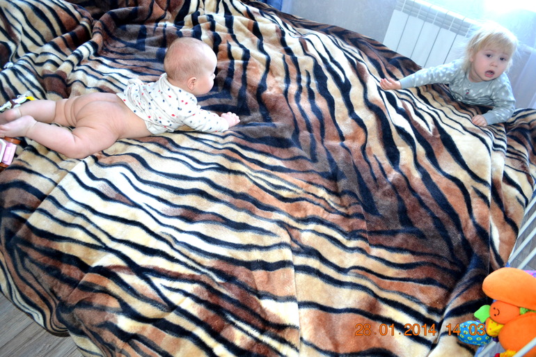 Один день из жизни .Детки-погодки.