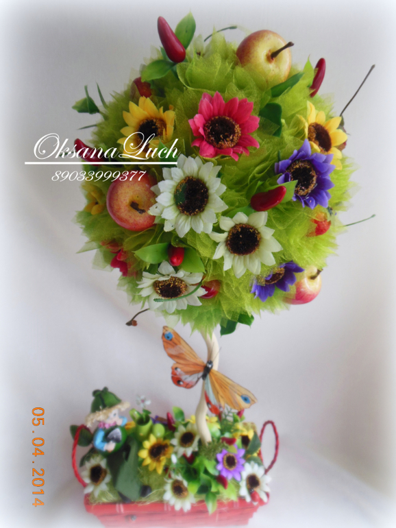 Свеженькие деревца...