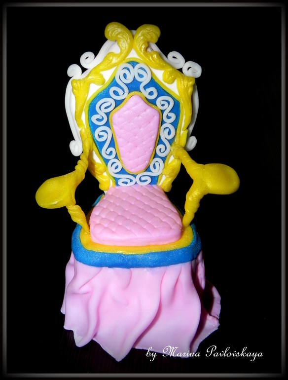 А теперь мастичный тортик доче на 3 года)))