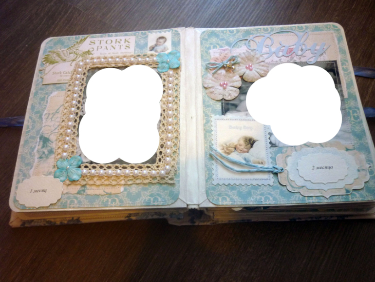 Фотоальбом для сына про первый год. Том 1