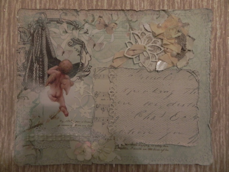 СП альбом Шебби Шик. Разворот №1.