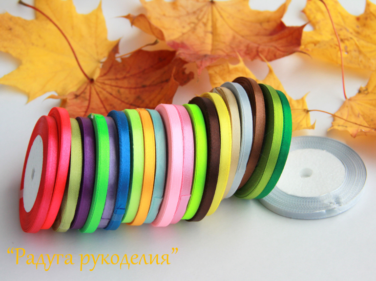 Ленты репсовые с рисунком, органза и многое другое. МОСКВА.