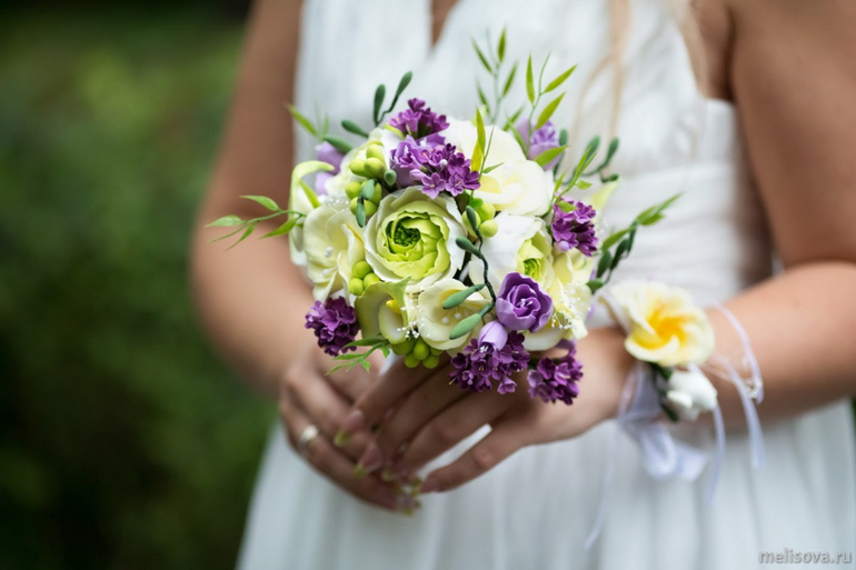 Свадьба в салатово-сиреневых тонах