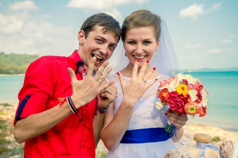 Тропическая свадьба