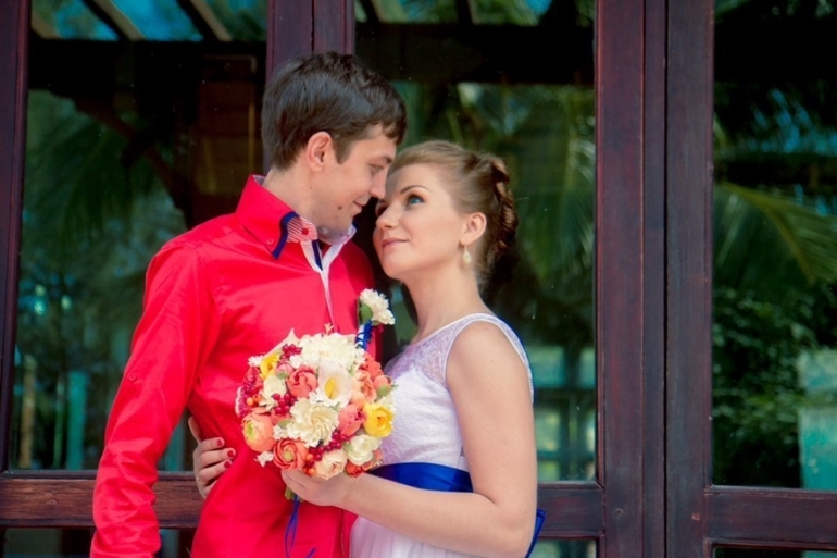 Тропическая свадьба