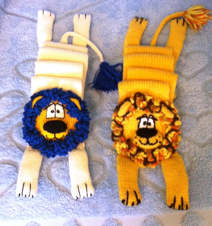 МК шарф-лев.