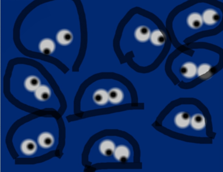 Кошмарики, выпучив шарики,