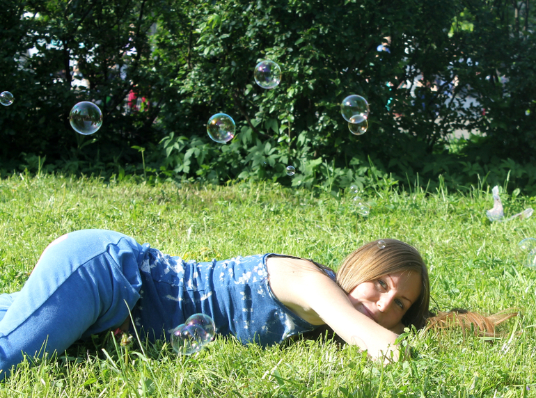 Как мы съездили на парад мыльных пузырей)