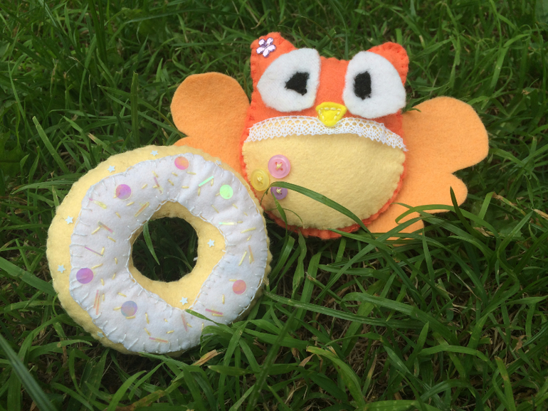 Детские работы из фетра