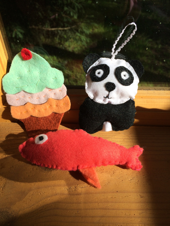 Детские работы из фетра