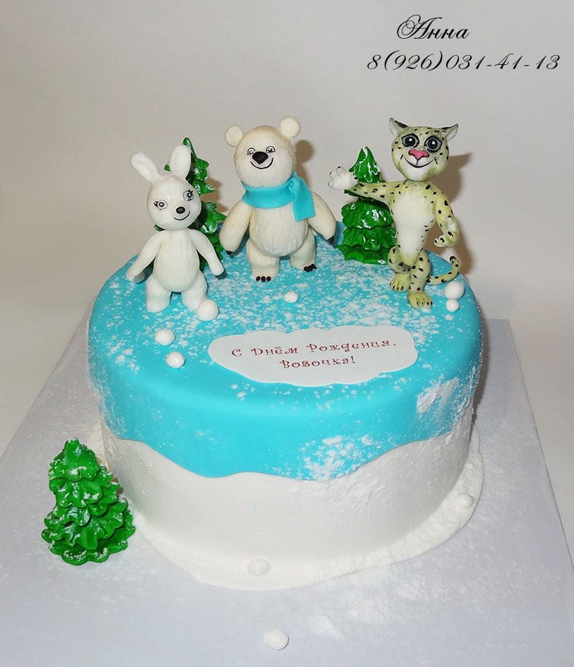 Торт с олимпийскими символами