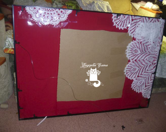 Панно с салфетками