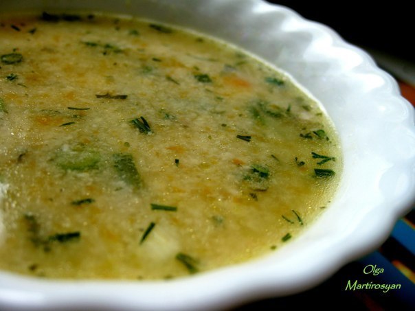 Суп-пюре из кабачка и курицы