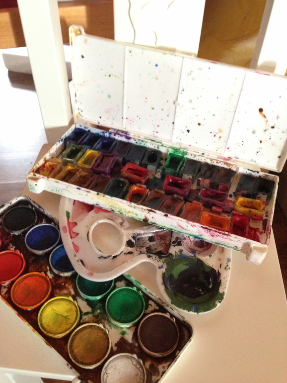 Про краски, карандаши и кисточки...