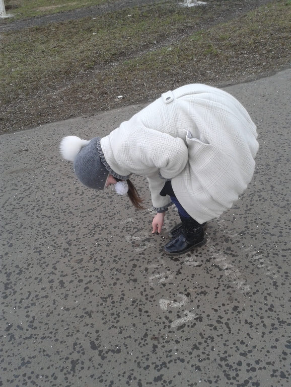 Первый град в апреле