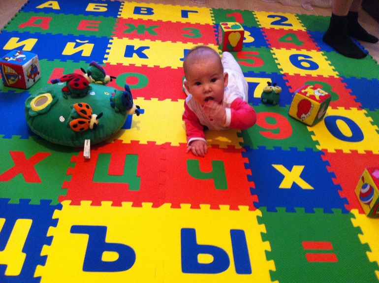 Вот такие у нас теперь замечательные полы))))