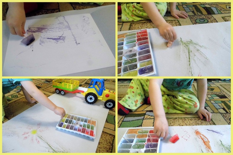 Занятие 6 - Рисование льдом