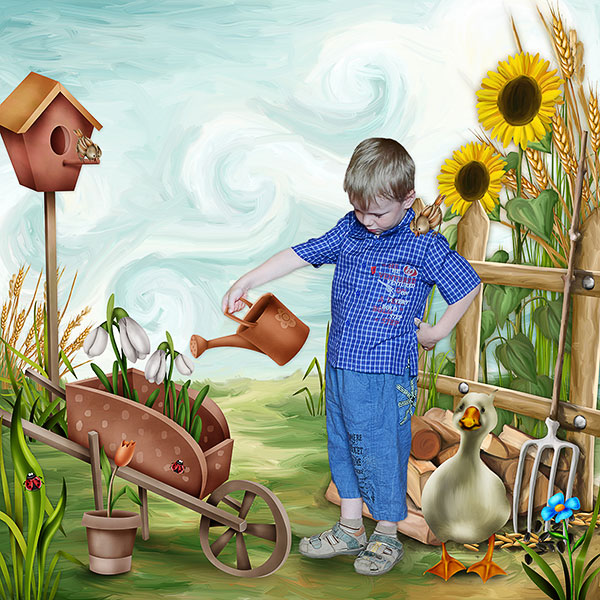 Spring At The Farm Kit by Kittyscrap