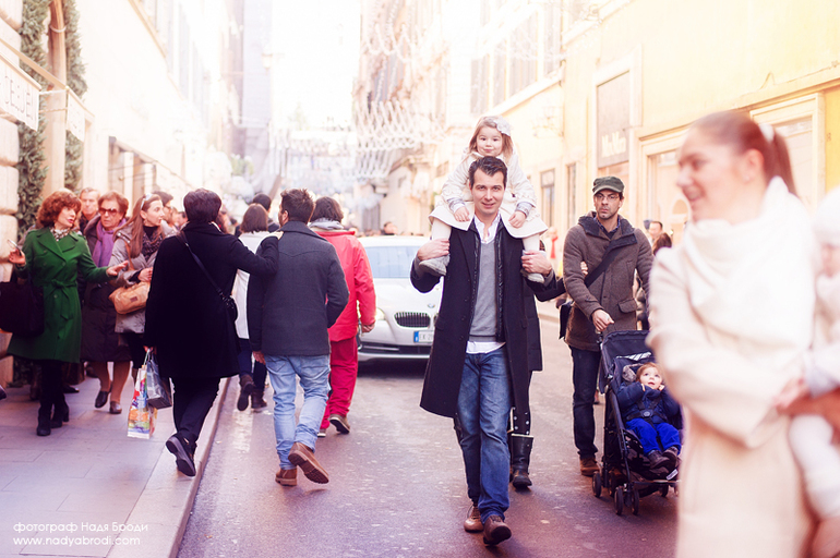 Рим в канун рождества...