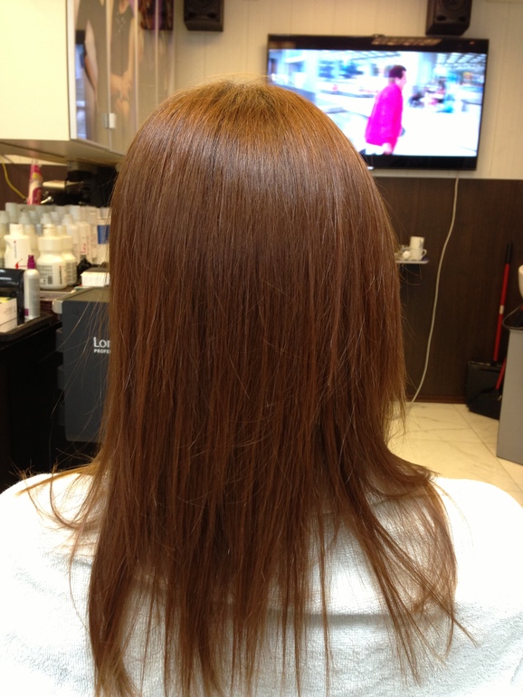 Наращивание волос с эффектом Омбрэ