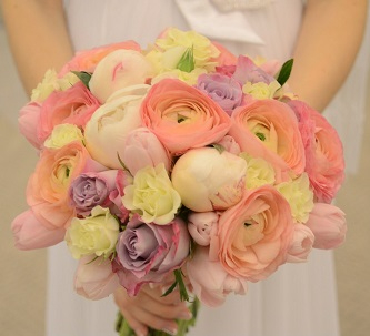 Букет невесты и оформление ресторана