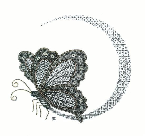 Запись в он-лайн вышивку работ в технике блэкворк