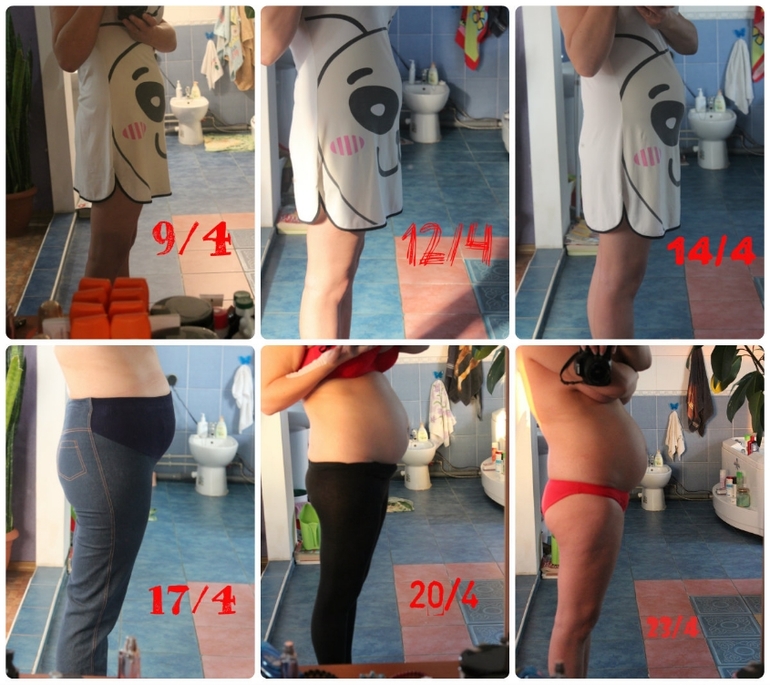 Пузорост с 9 нед по 35 нед