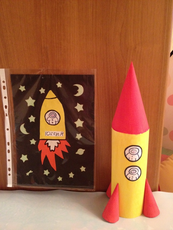 Поделки ко дню космонавтики