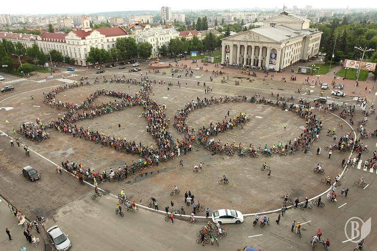 Велодень, Украина, г. Чернигов, 18.05.2014г