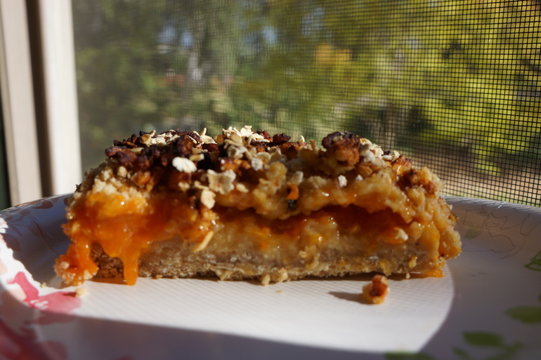 Таки испекла пирог.