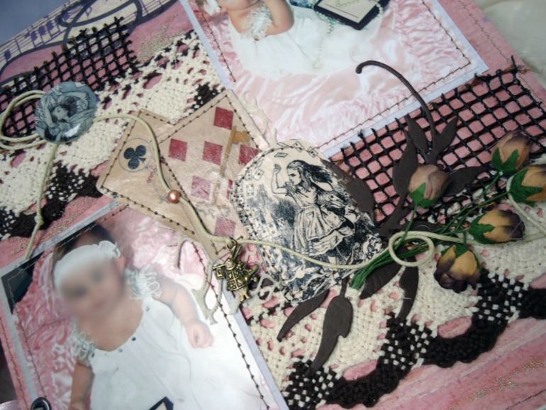 Фотоальбом-книга для пожеланий Алисы...(часть заказа)