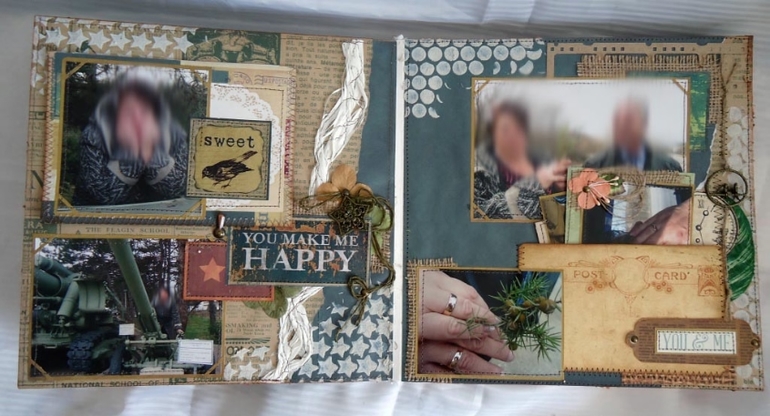 Альбом для сестры (роспись)