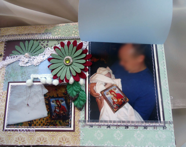 Мини альбомчики для крестных