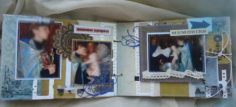 Мини альбомчики для крестных
