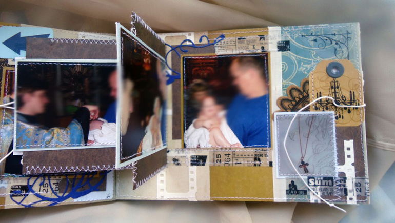 Мини альбомчики для крестных