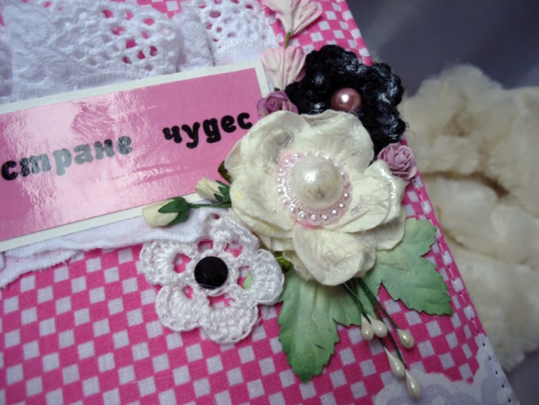 Фотоальбом-книга для пожеланий Алисы...(часть заказа)