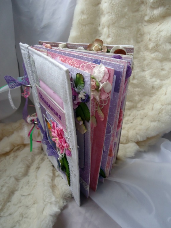 Альбом-книга пожеланий для Евангелины (часть заказа)