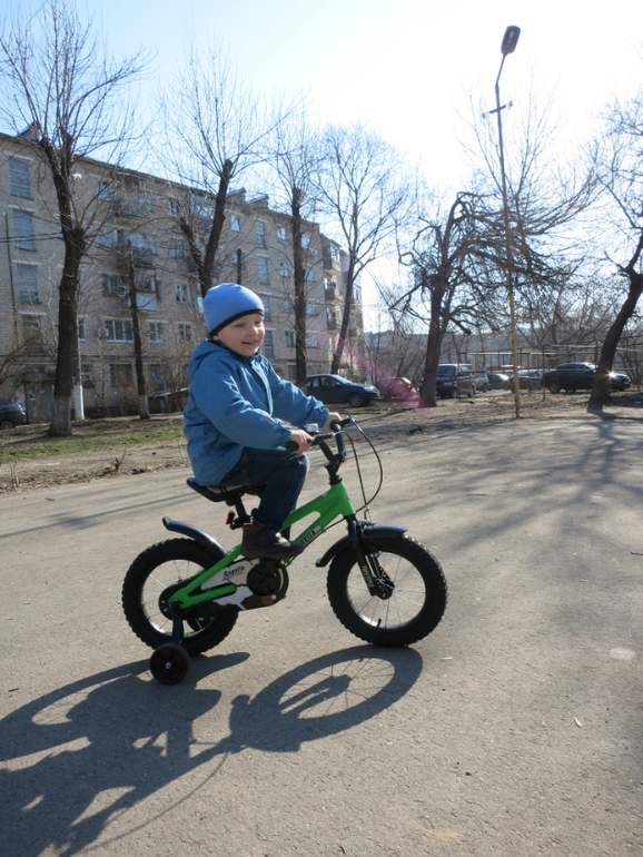 Обкатали новый велик.